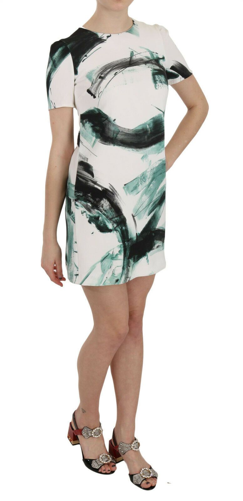 Elegant Black Shift Mini Dress - ventzia