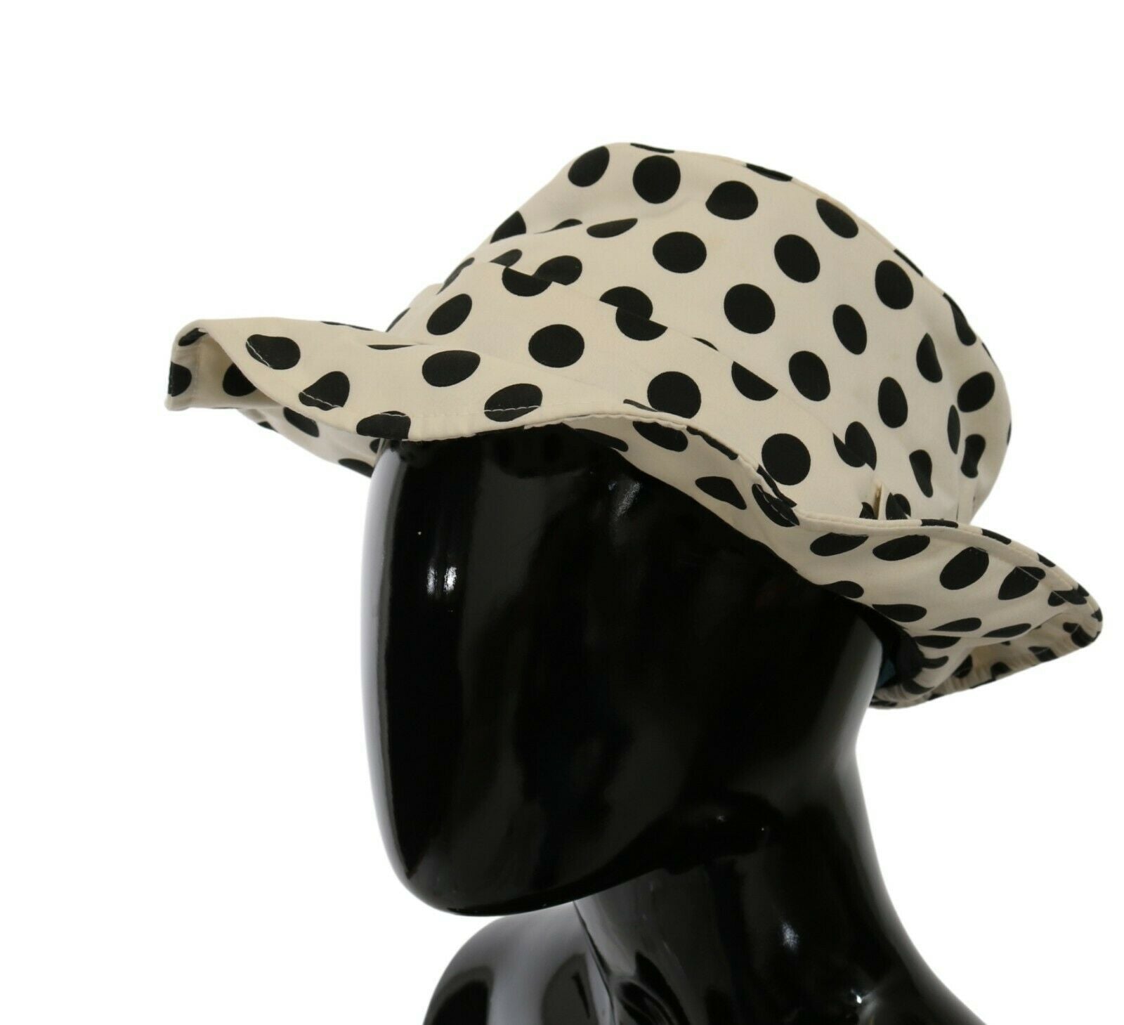Chic Black Polka Dot Trilby Hat - ventzia