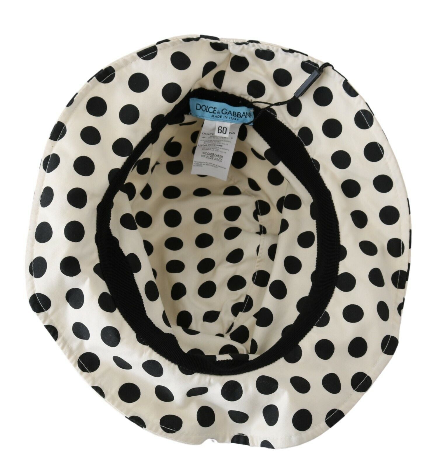 Chic Black Polka Dot Trilby Hat - ventzia