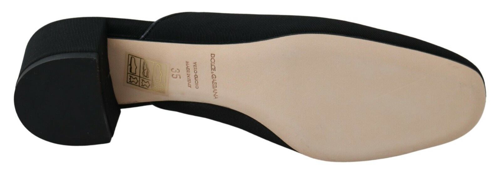 Chic Black Grosgrain Slide Sandals - ventzia
