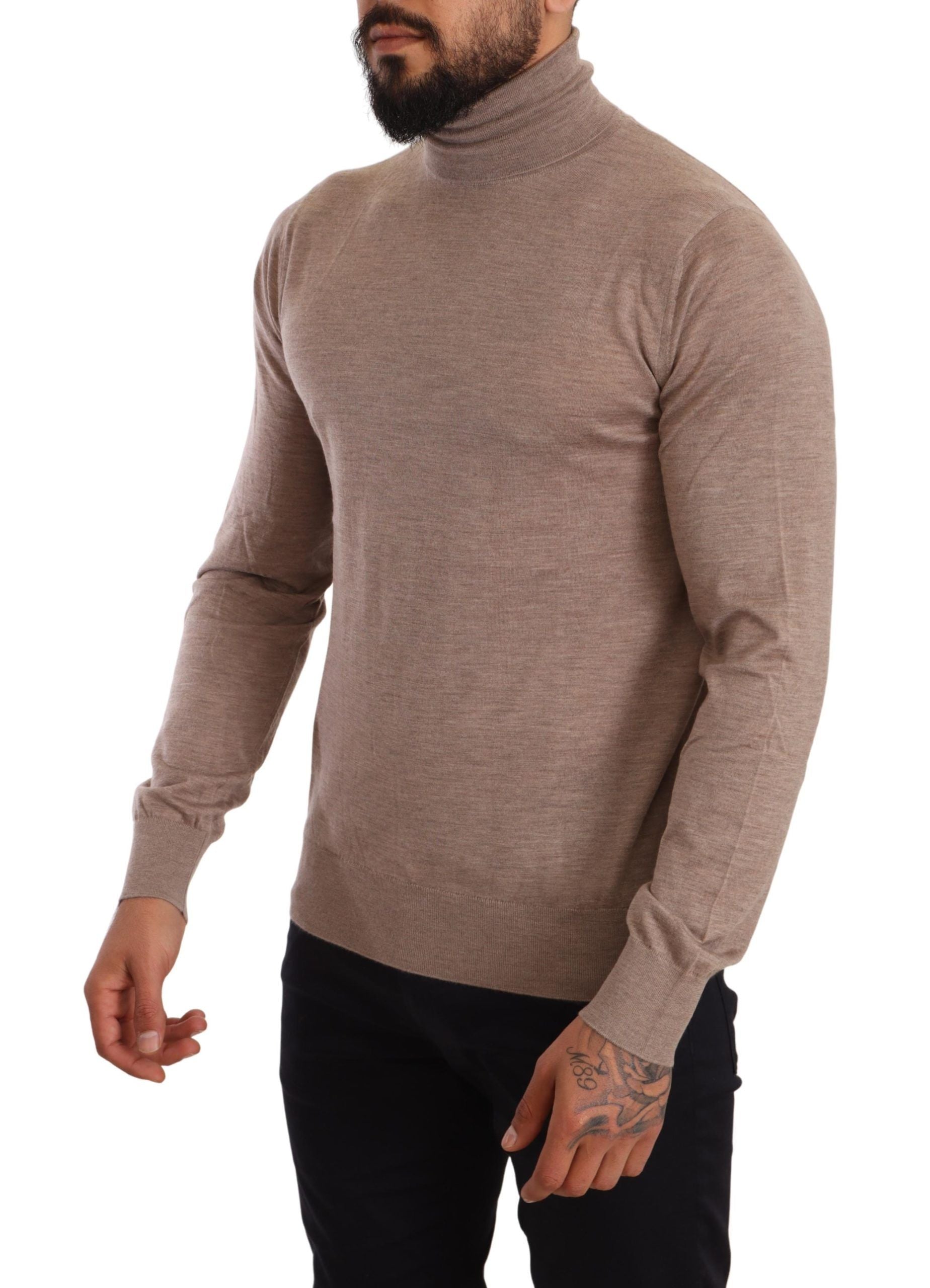 Elegant Cashmere Turtleneck Sweater - ventzia