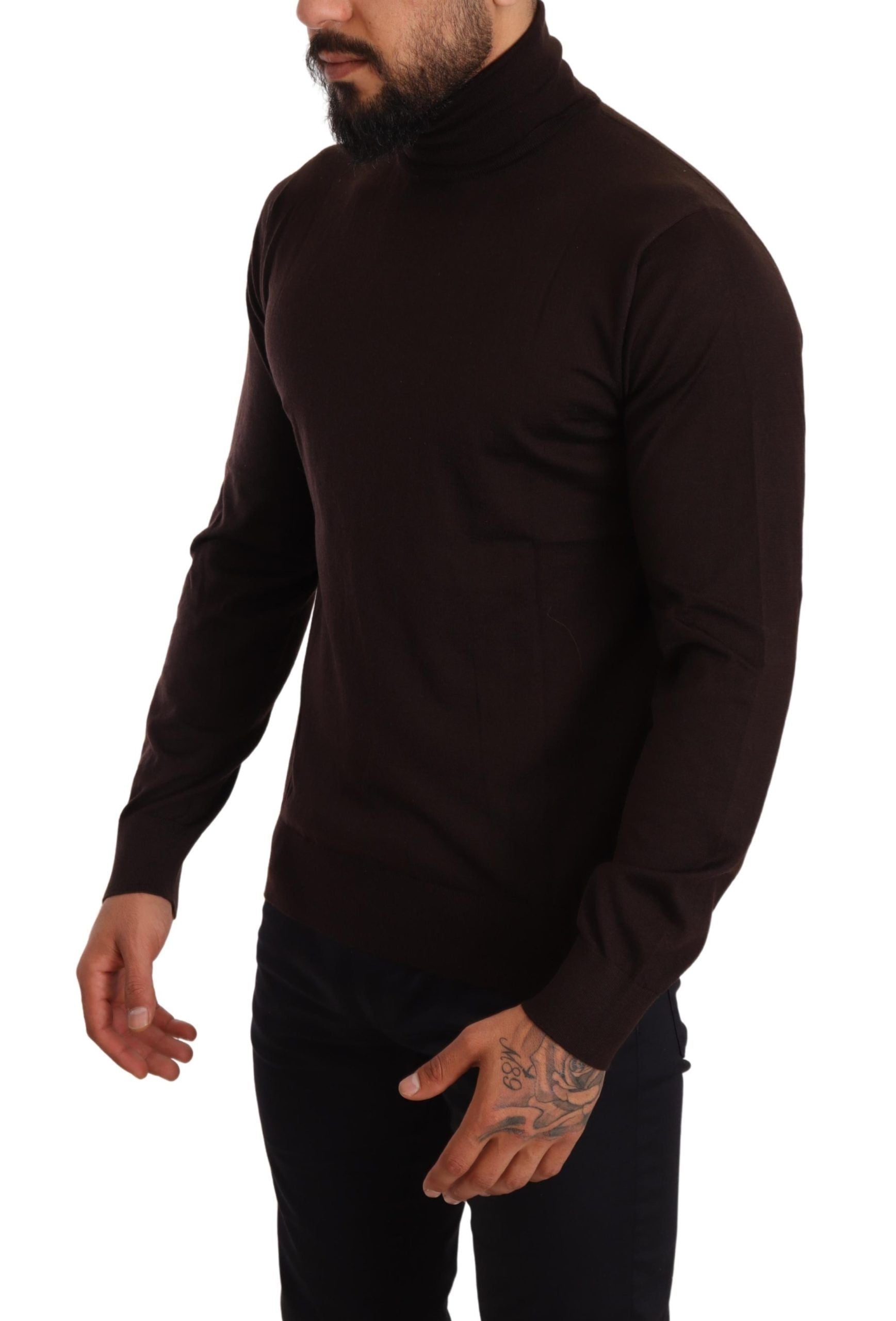Elegant Cashmere Turtleneck Sweater - ventzia