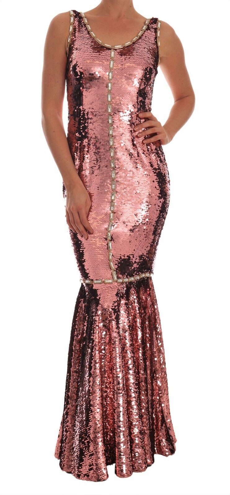 Enchanted Sicily Fairy Tale Sequined Gown - ventzia