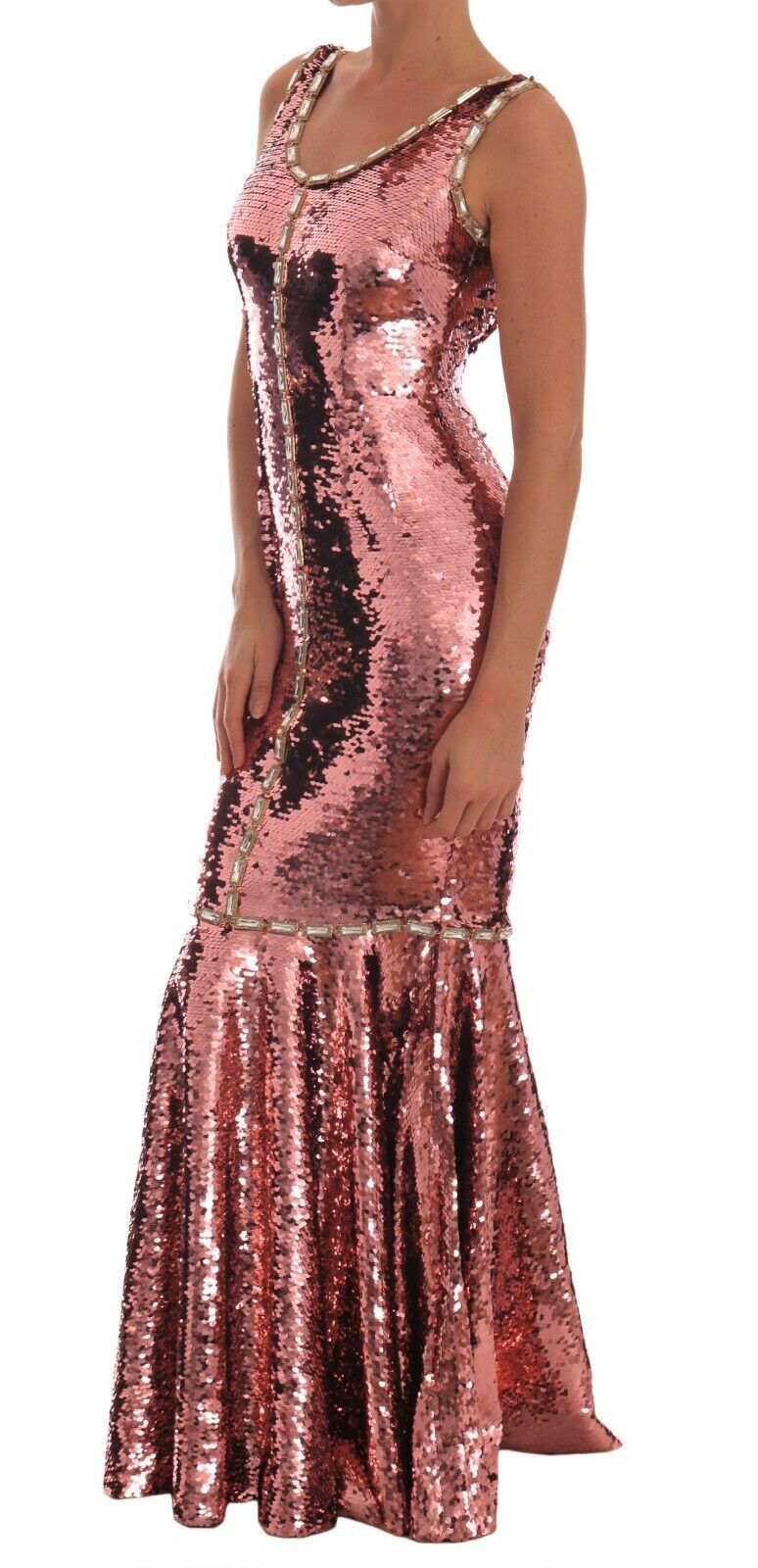 Enchanted Sicily Fairy Tale Sequined Gown - ventzia