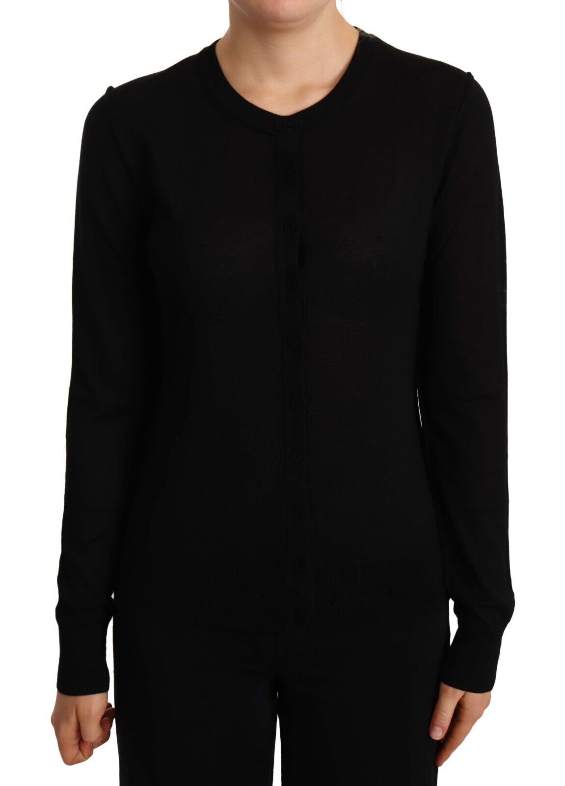 Elegant Crewneck Virgin Wool Sweater - ventzia
