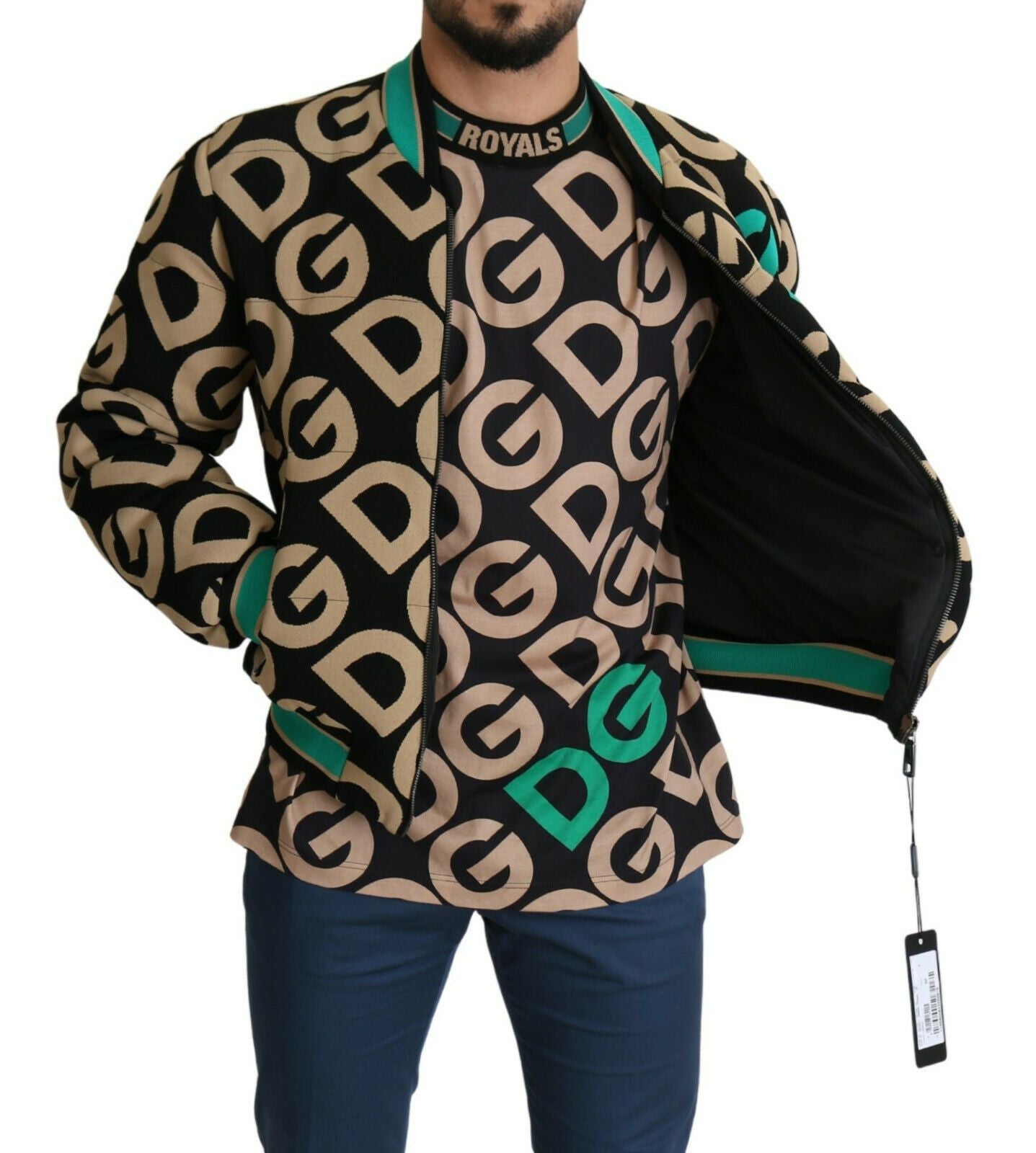 Iconic Printed Bomber Jacket – Exquisite Design - ventzia