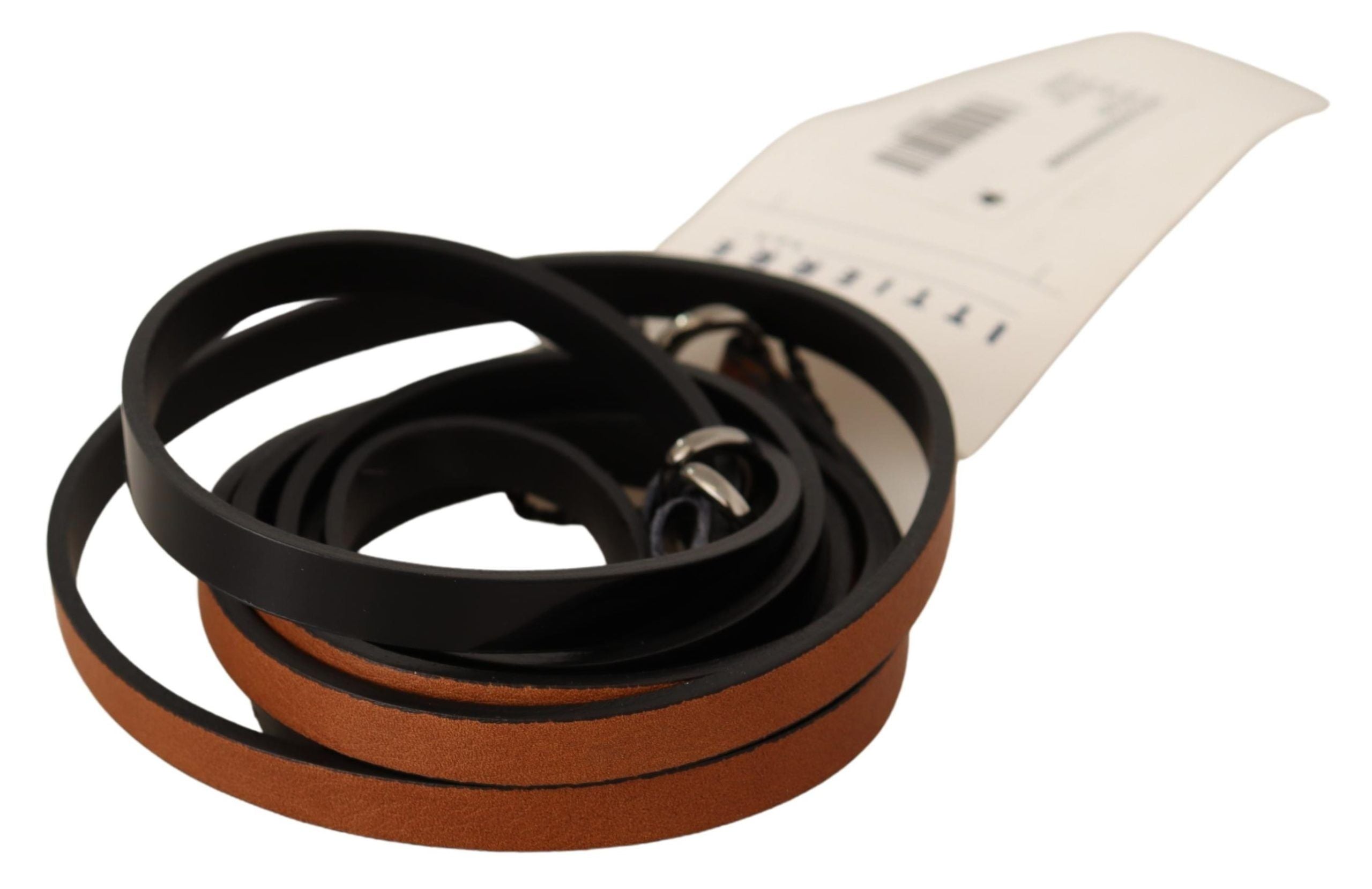 Elegant Brown Leather Fashion Belt - ventzia