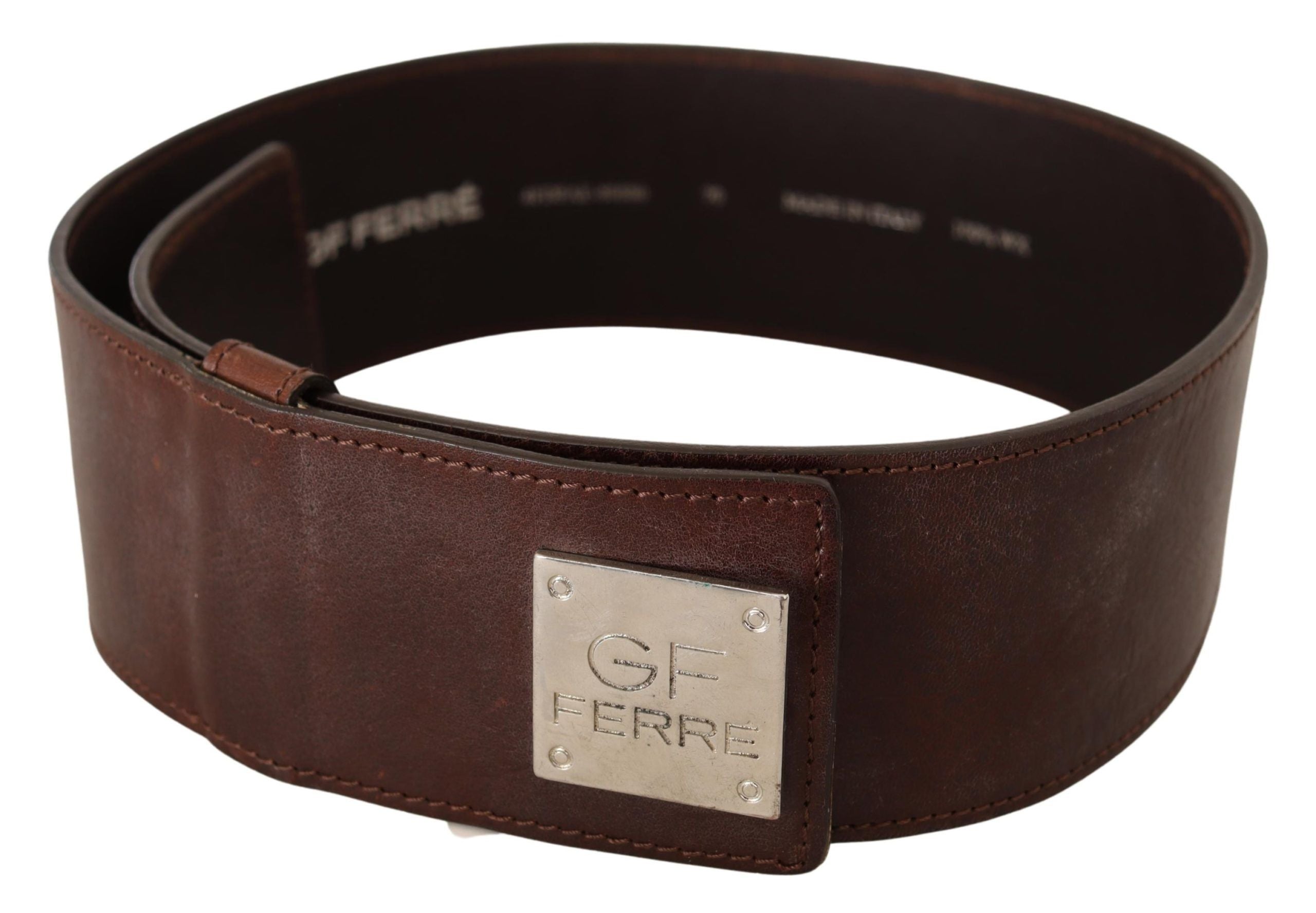 Elegant Black Leather Fashion Belt - ventzia