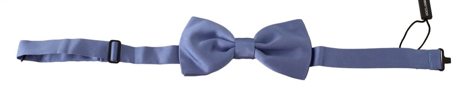 Elegant Purple Silk Bow Tie - ventzia