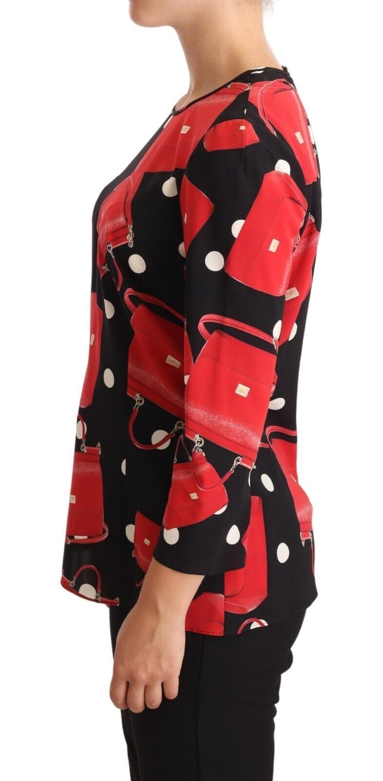 Elegant Sicily Bag Print Blouse - ventzia