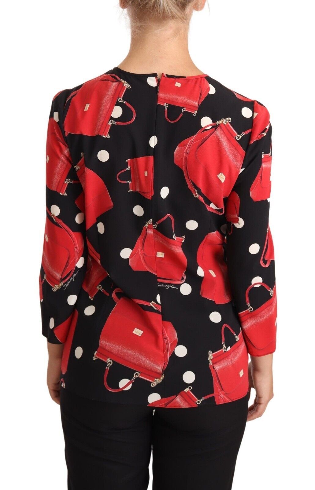 Elegant Sicily Bag Print Blouse - ventzia