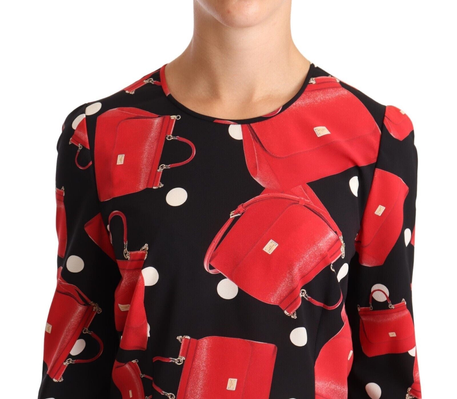 Elegant Sicily Bag Print Blouse - ventzia