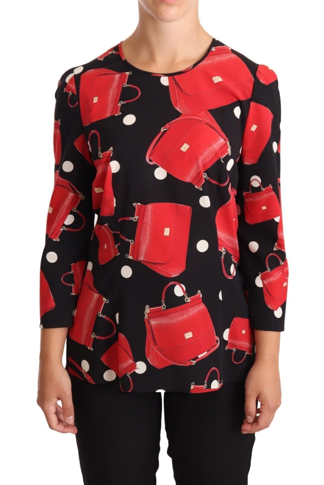 Elegant Sicily Bag Print Blouse - ventzia