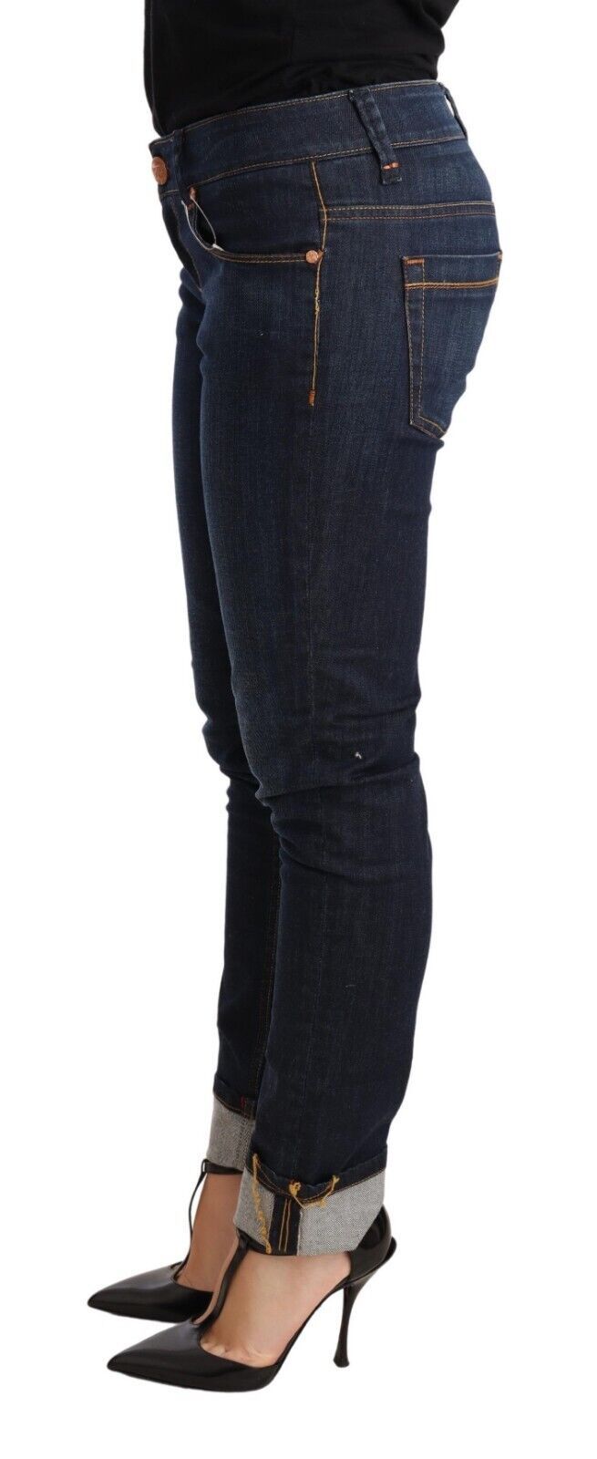 Chic Low Waist Skinny Denim - ventzia