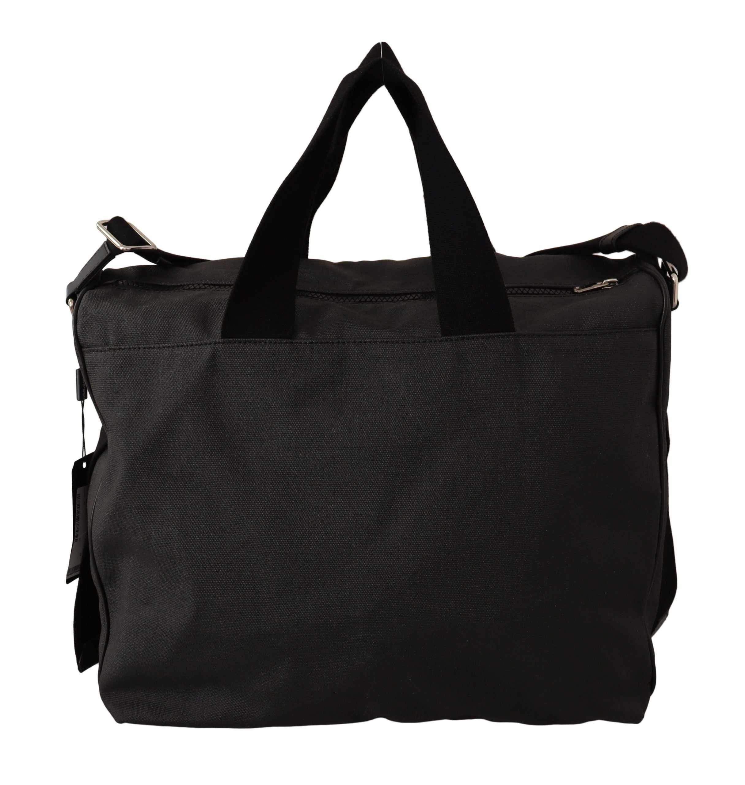 Elegant Men's Denim & Leather Messenger Bag - ventzia