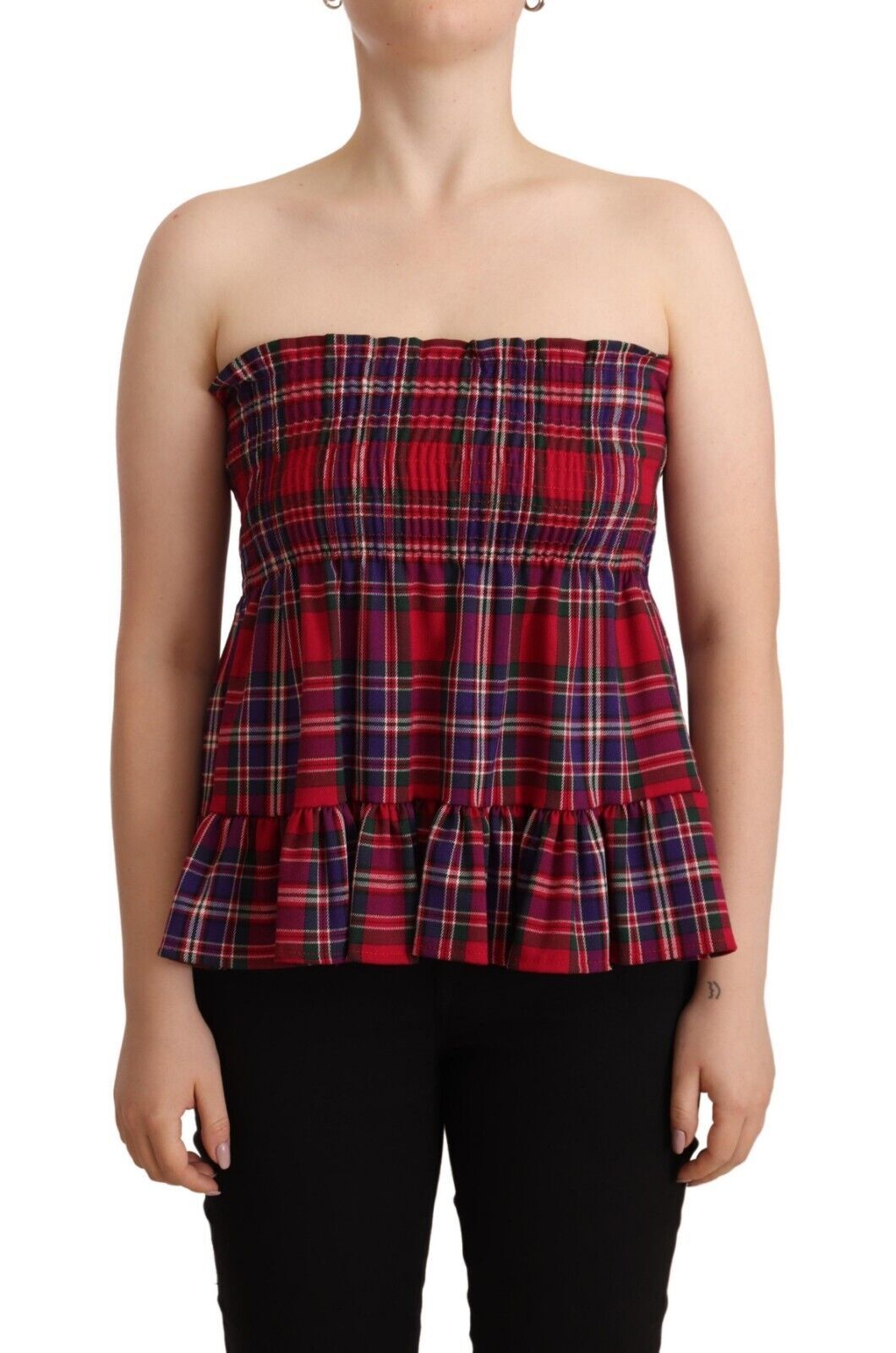 Chic Checkered Sleeveless Tank Top - ventzia