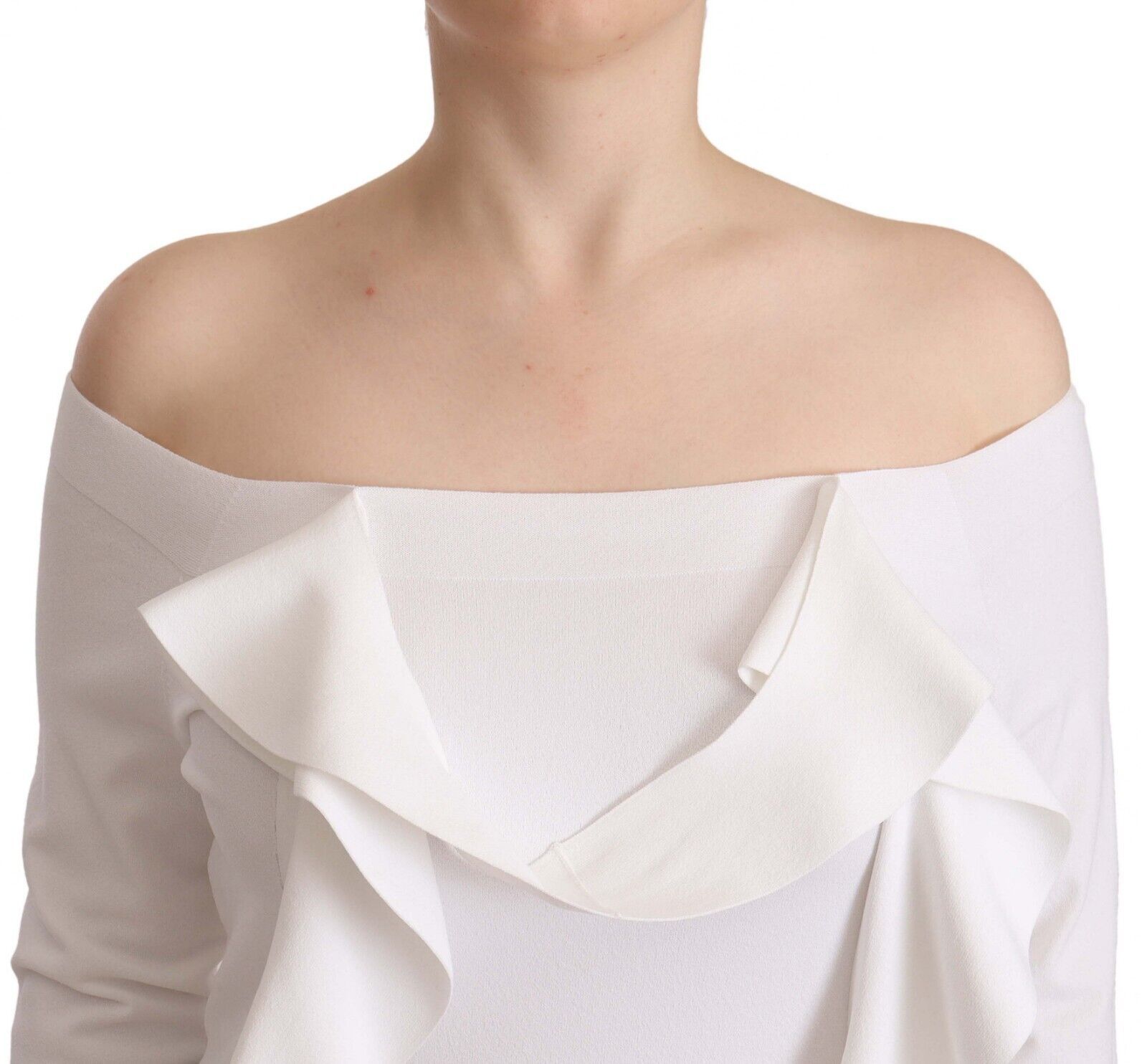 Chic Off-Shoulder Long Sleeve Blouse - ventzia