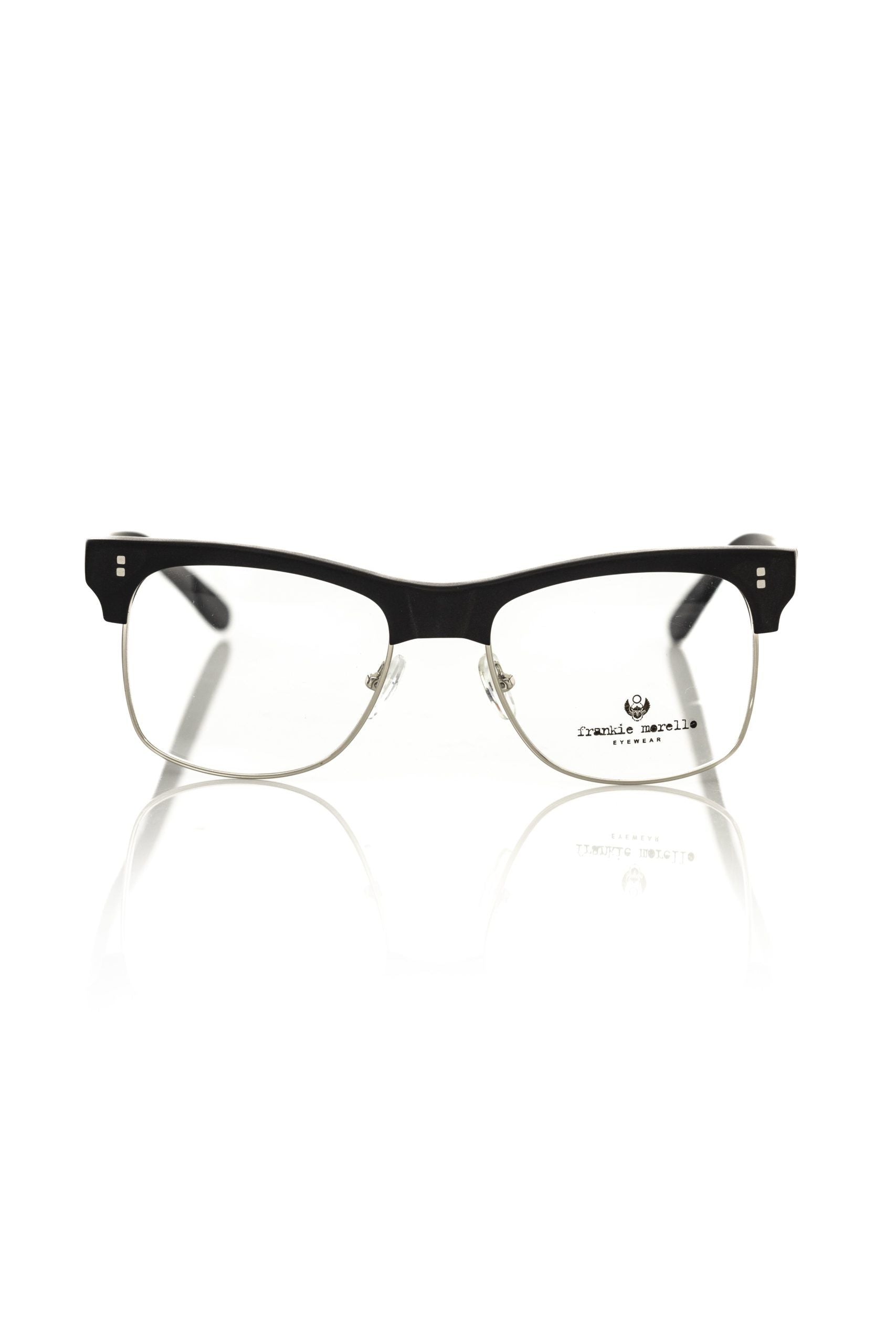 Black Acetate Unisex Eyeglass Frame - ventzia