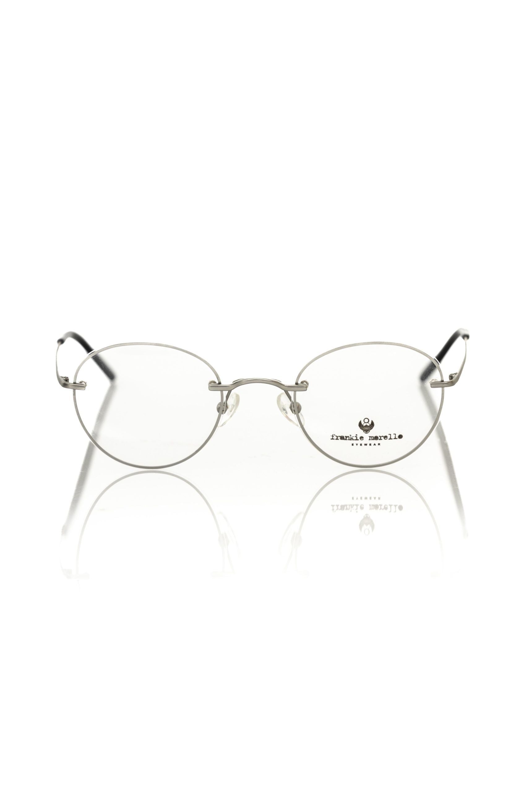 "Silver Metallic Unisex Eyeglass Frame" - ventzia