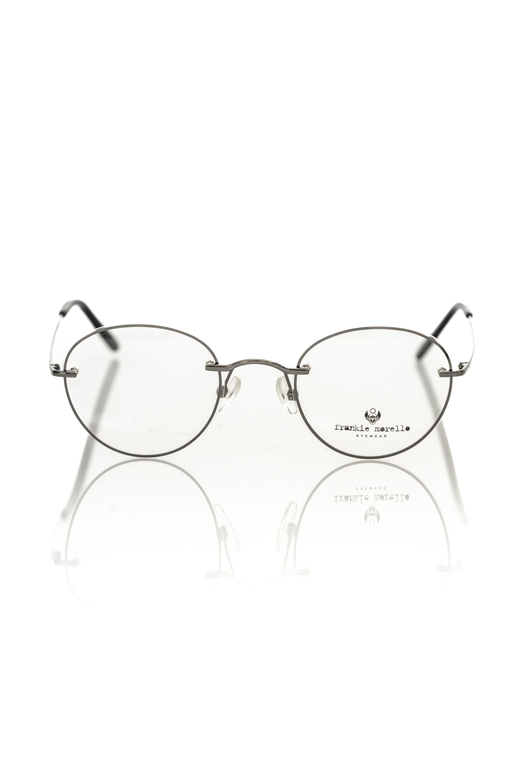 Gray Metallic Unisex Eyeglass Frame - ventzia