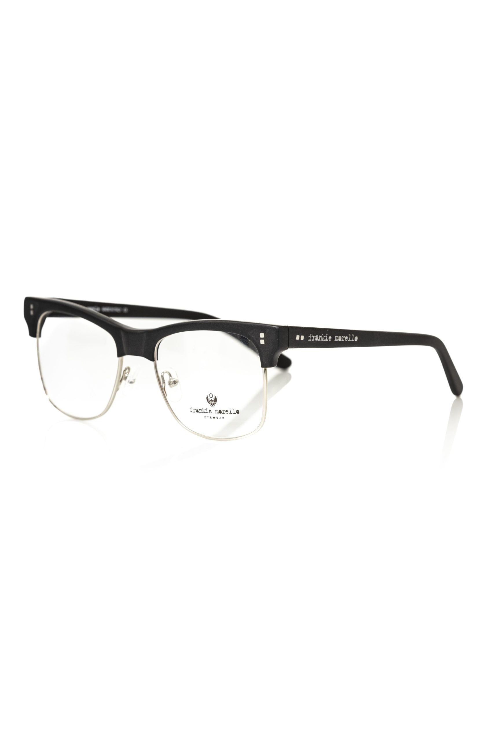 Black Acetate Unisex Eyeglass Frame - ventzia