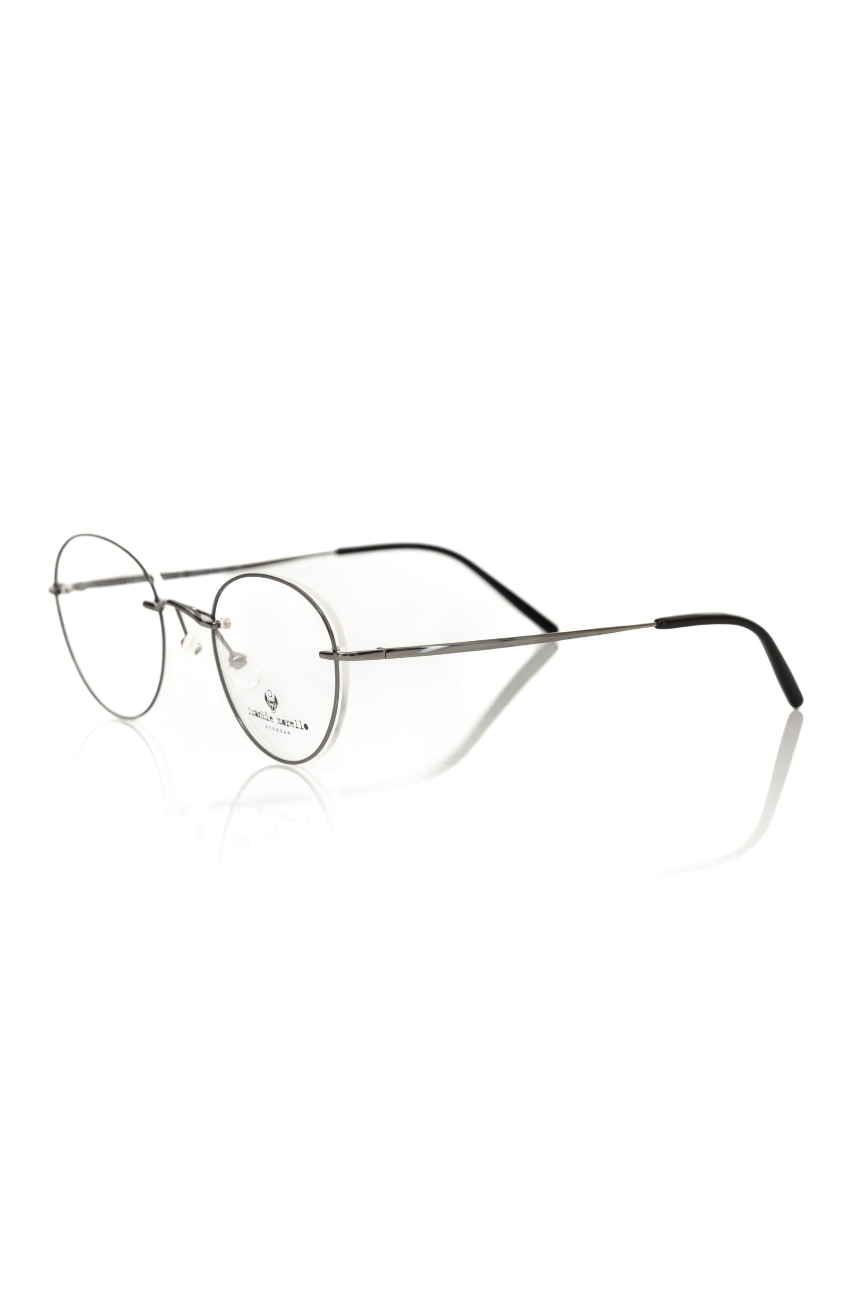 Gray Metallic Unisex Eyeglass Frame - ventzia