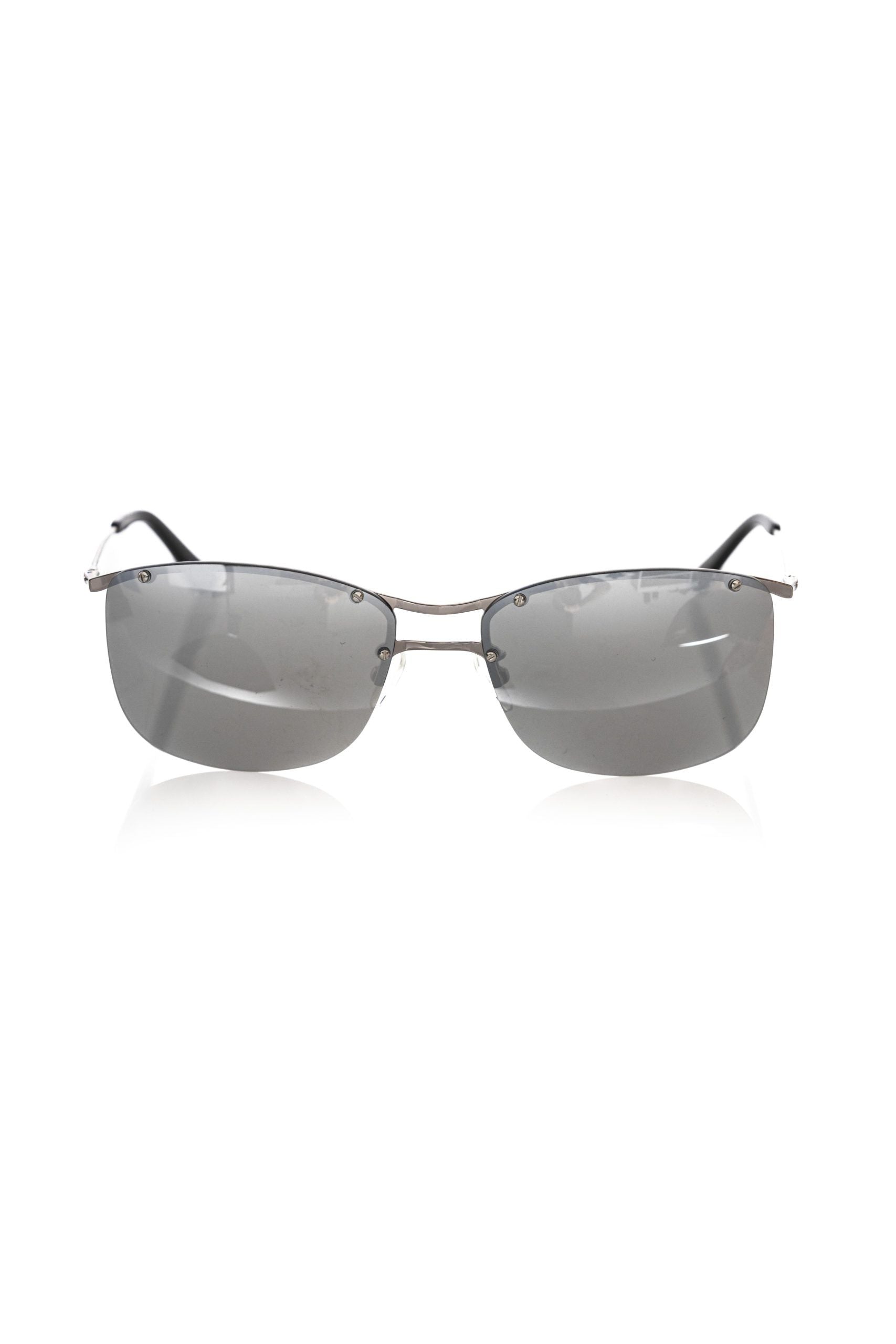 Silver Metallic Men Sunglass - ventzia