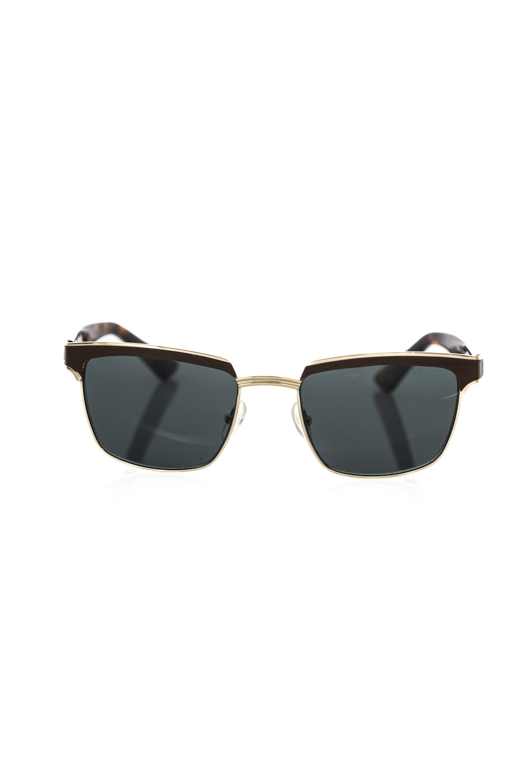 Brown Metallic Fibre Sunglass