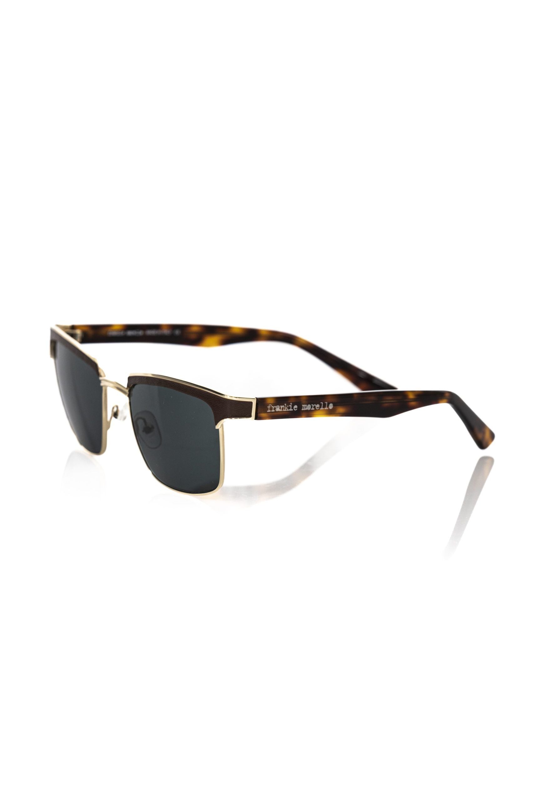 Brown Metallic Men's Sunglass - ventzia
