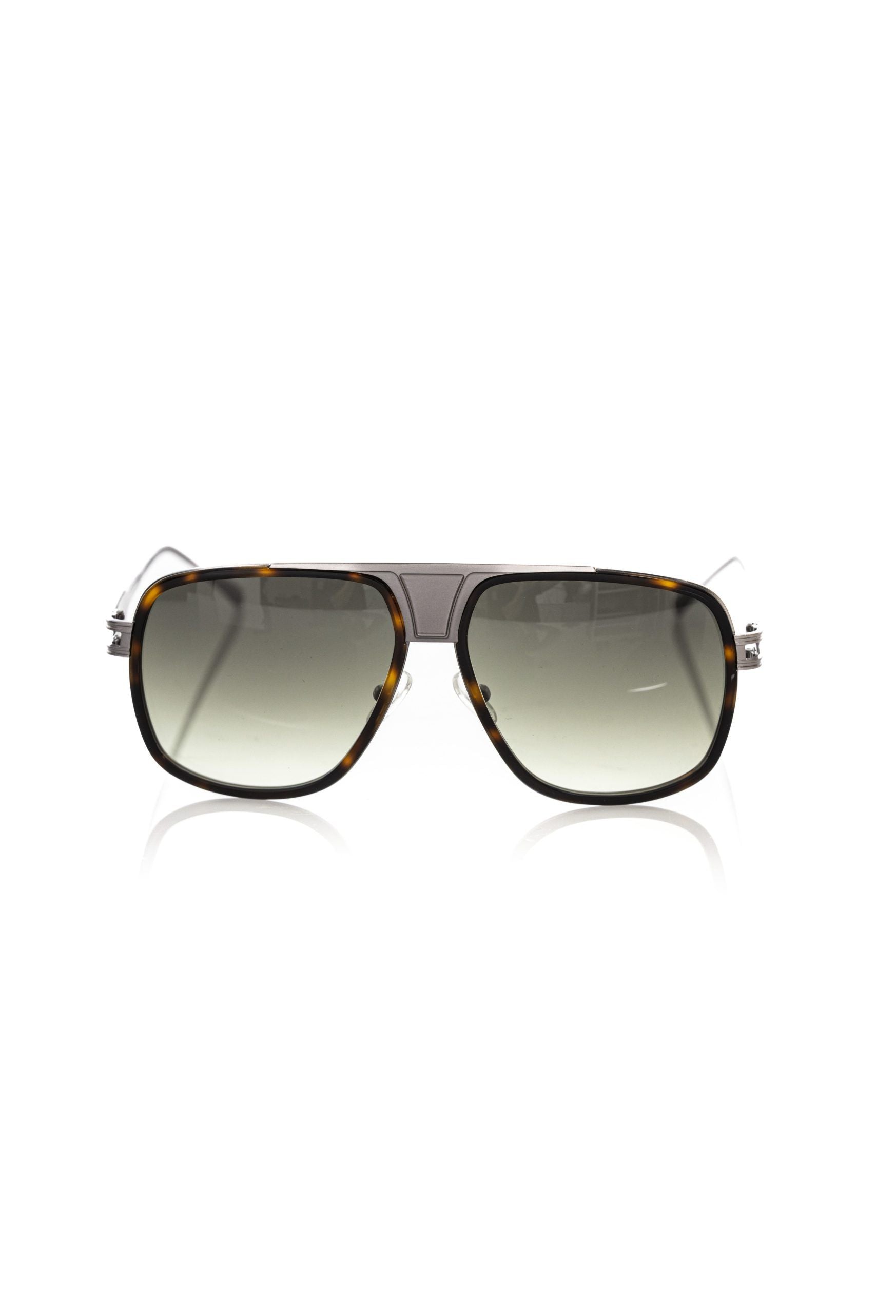 Brown Metallic Fiber Men Sunglass - ventzia