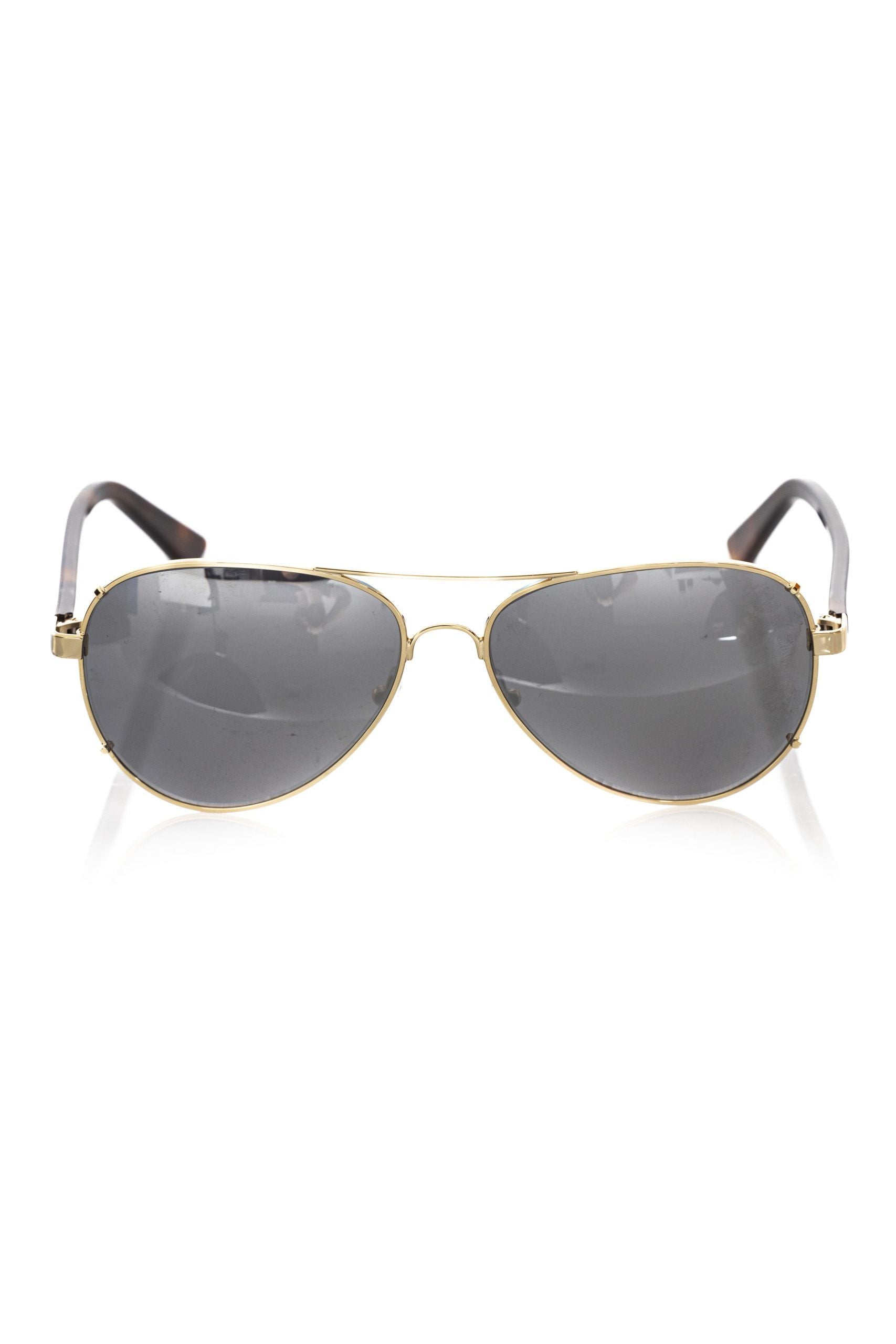 Gold Metallic Fiber Men's Sunglass - ventzia