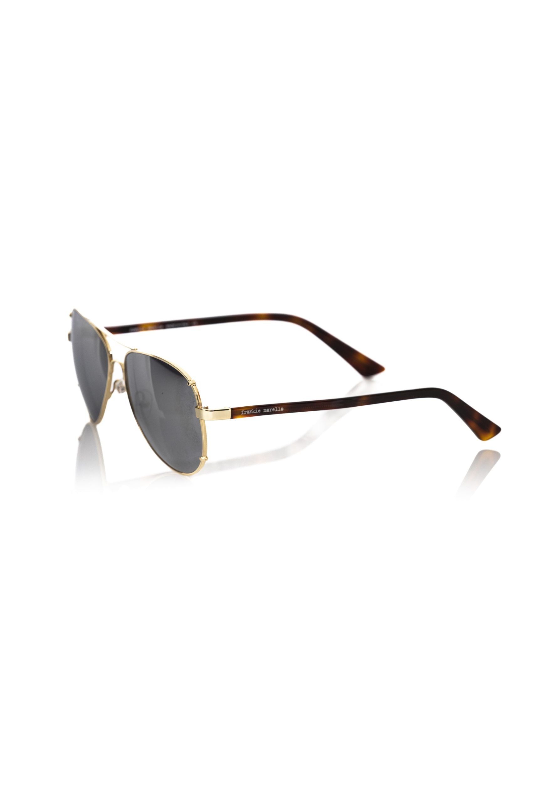 Gold Metallic Fiber Men's Sunglass - ventzia