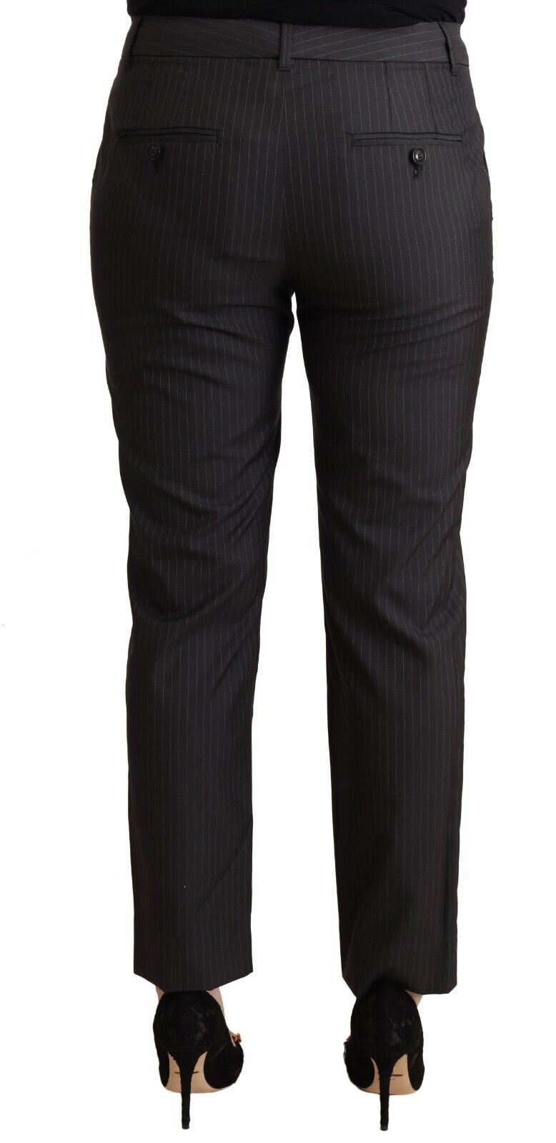 Elegant Tailored Virgin Wool and Silk Pants - ventzia