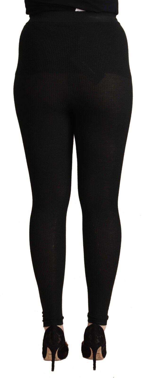 Elegant High Waist Cashmere-Silk Tights Pants - ventzia