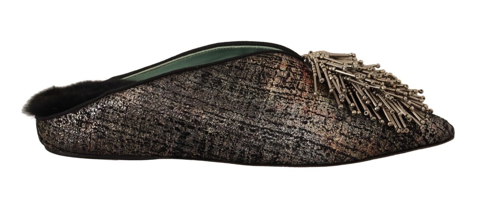 Golden Enchantment Leather Flats - ventzia