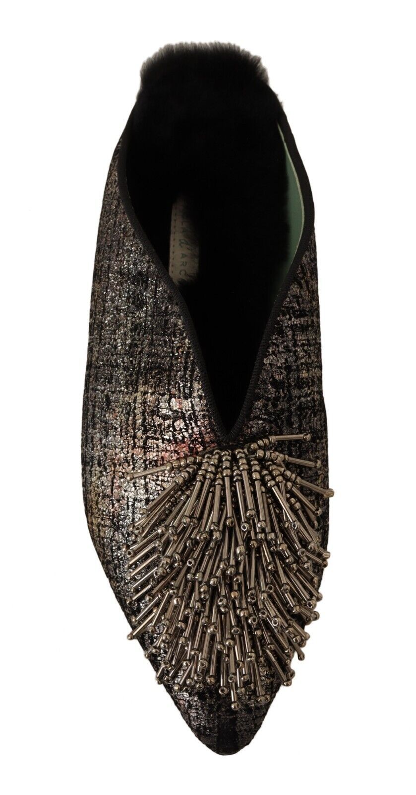 Golden Enchantment Leather Flats - ventzia