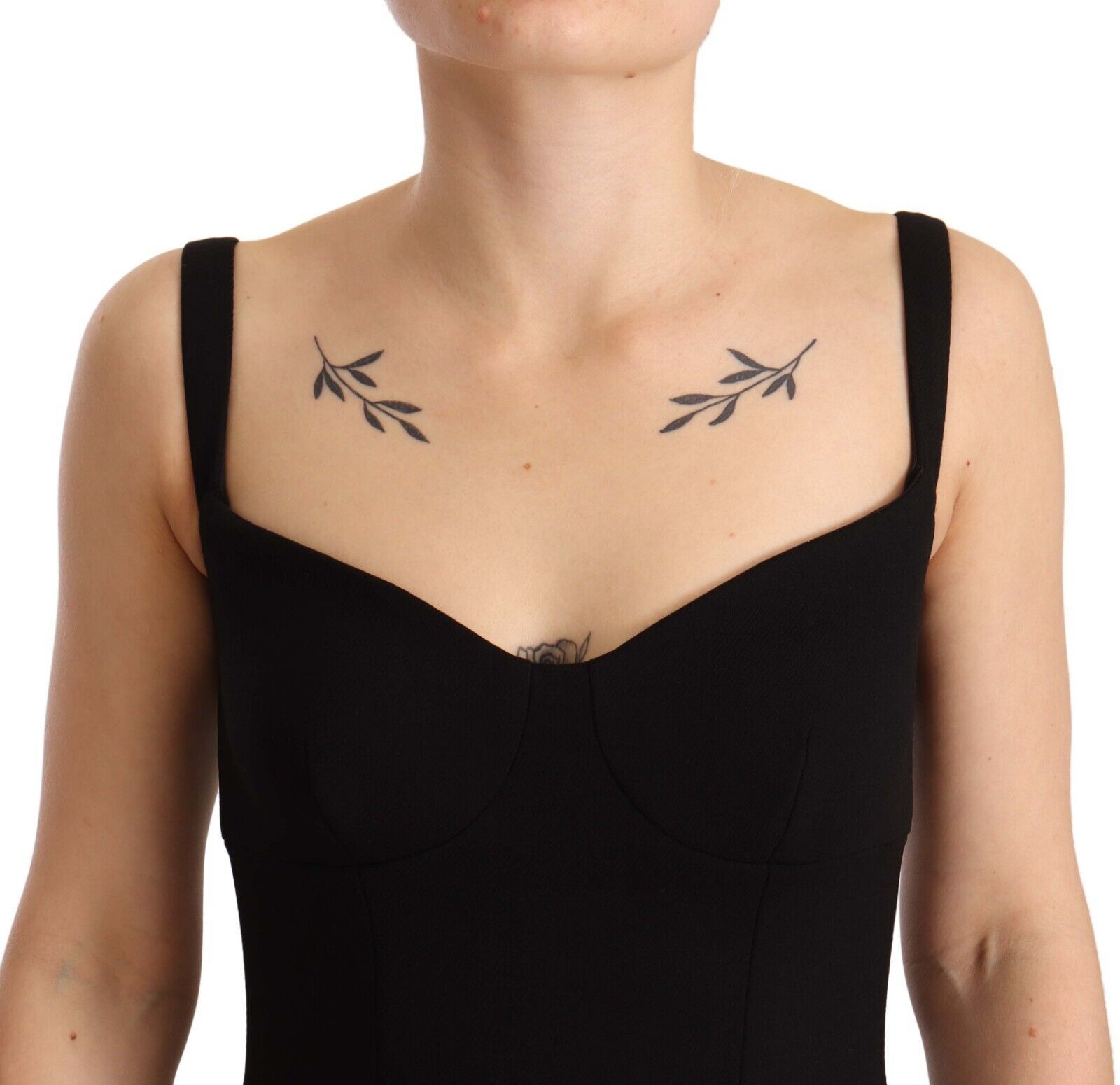 Elegant A-Line Sheath Dress in Black - ventzia