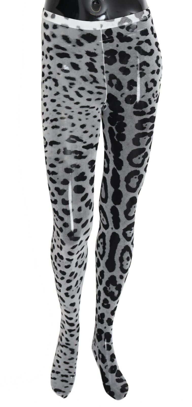 Elegant Leopard Print Nylon Stockings - ventzia