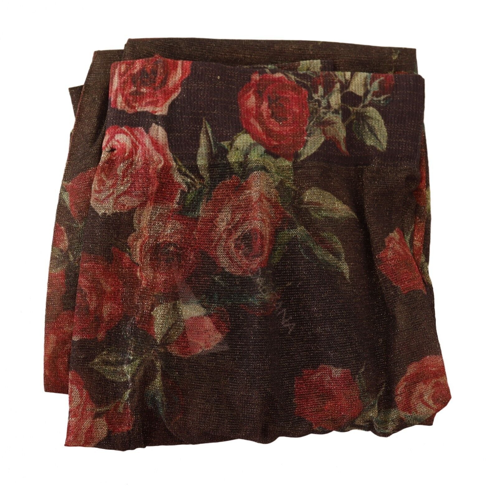 Floral Print Nylon Tights - ventzia