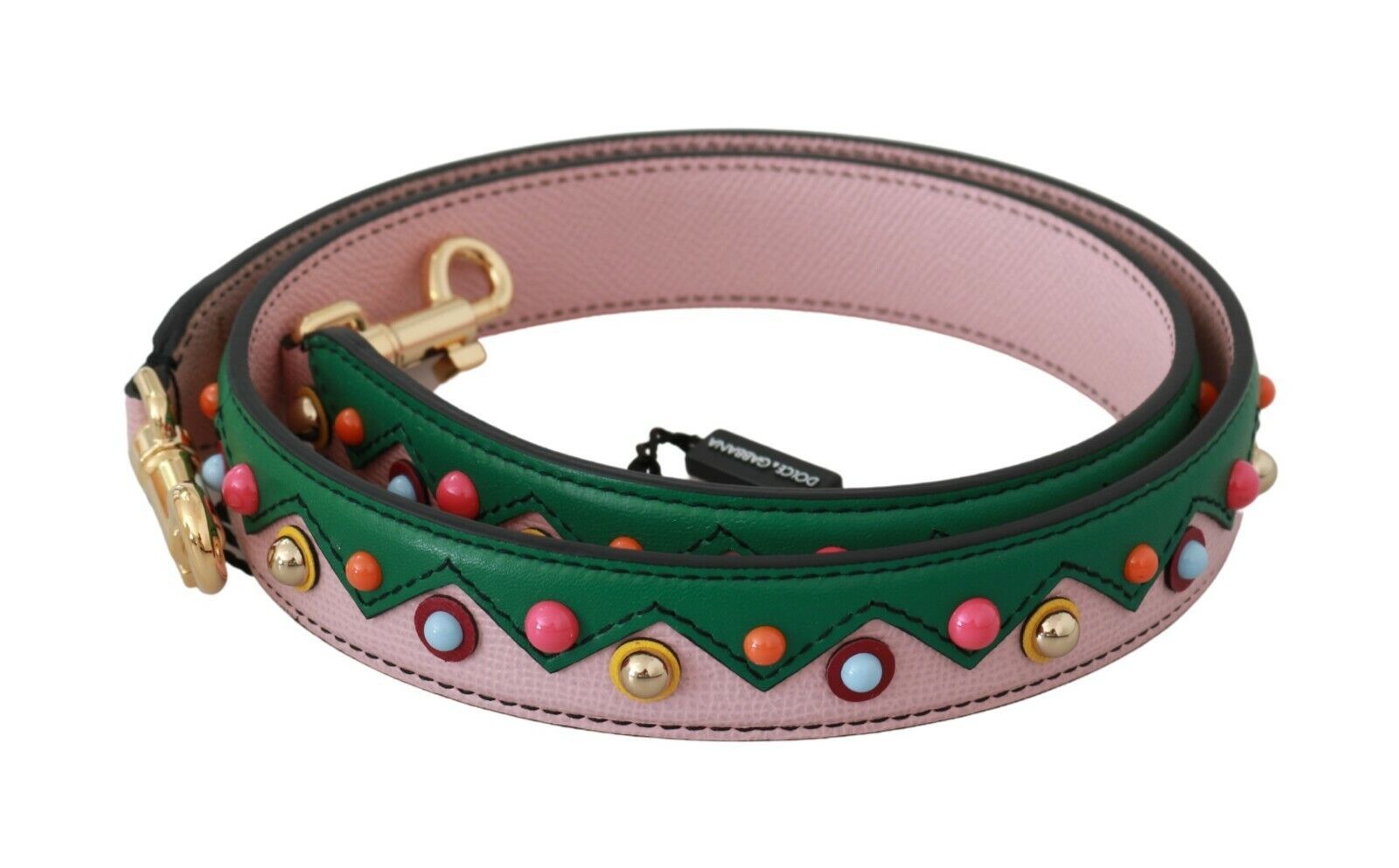 Elegant Multicolor Leather Shoulder Strap - ventzia