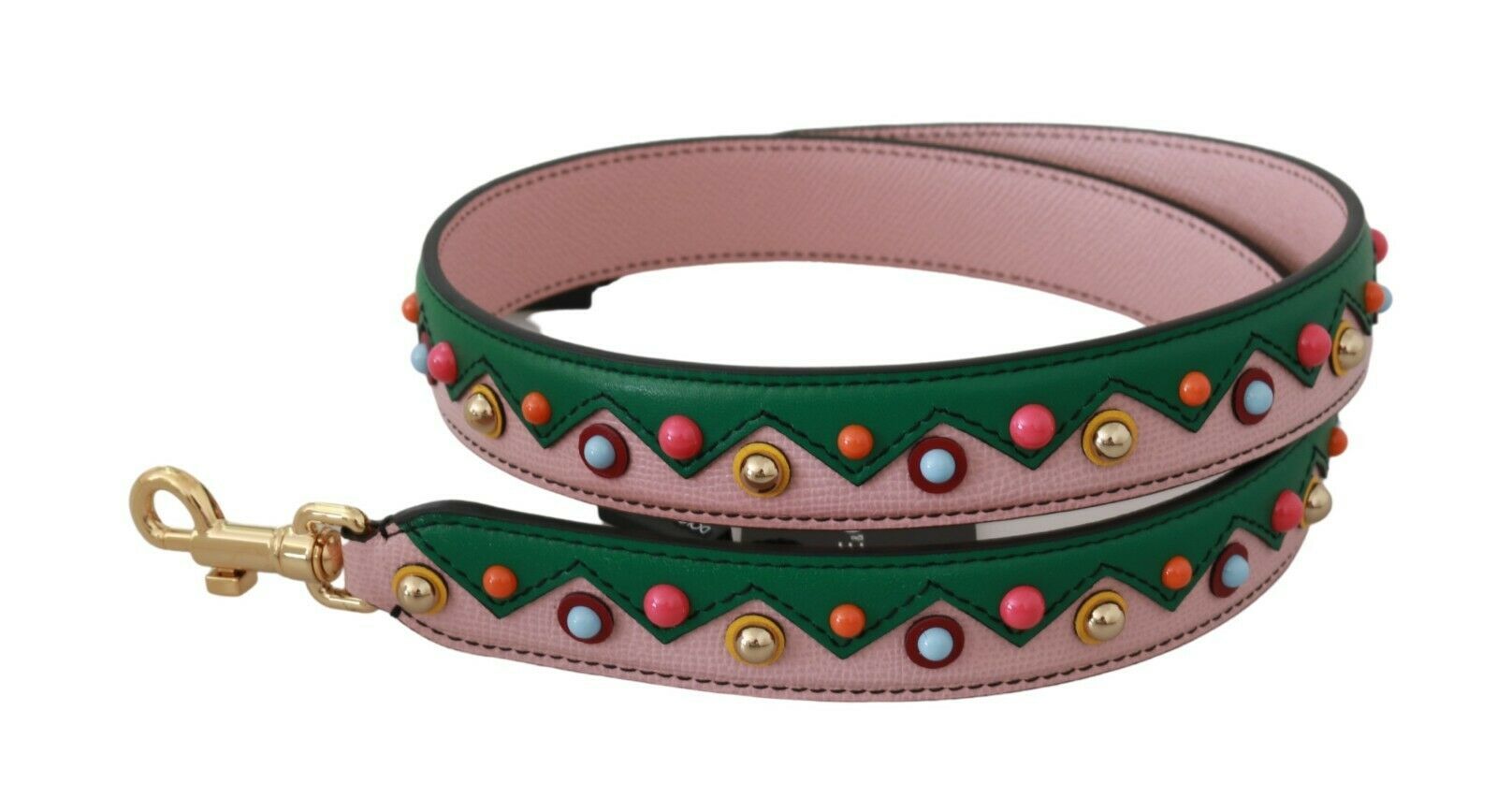 Elegant Multicolor Leather Shoulder Strap - ventzia