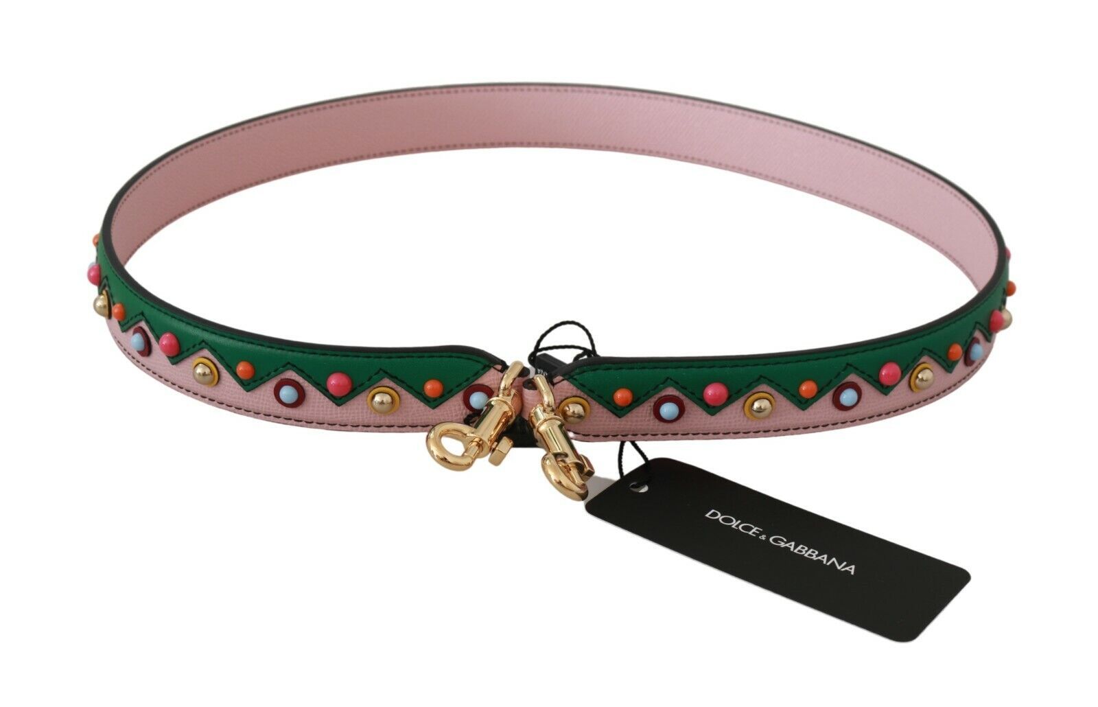 Elegant Multicolor Leather Shoulder Strap - ventzia