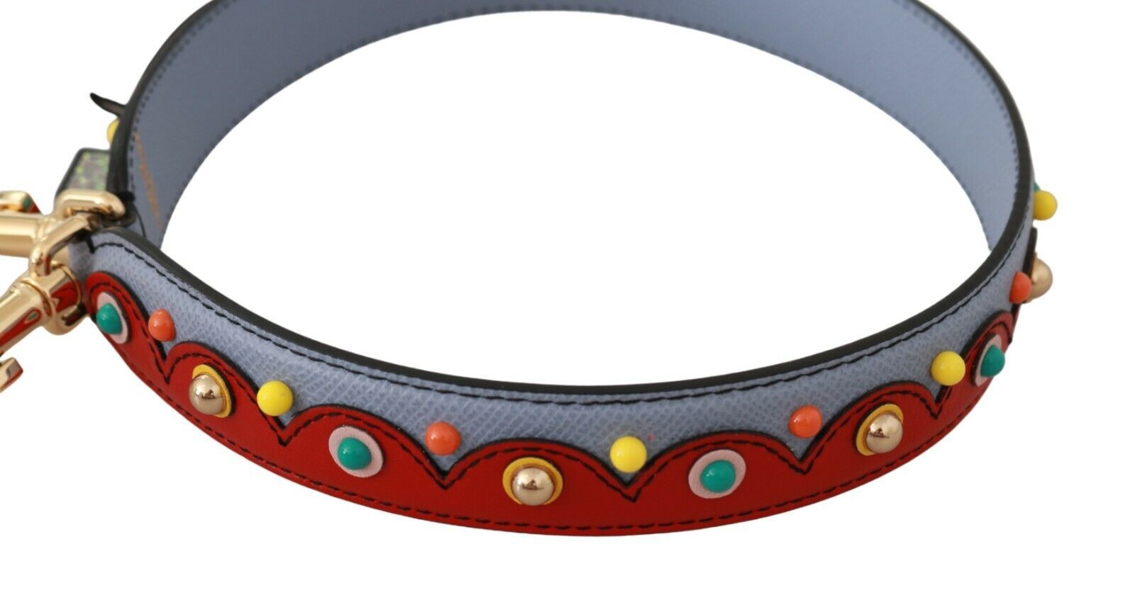 Elegant Multicolor Leather Shoulder Strap - ventzia