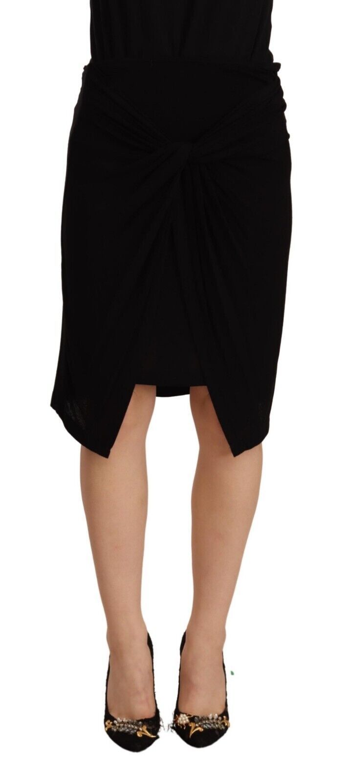 Elegant High Waist Pencil Cut Skirt - ventzia