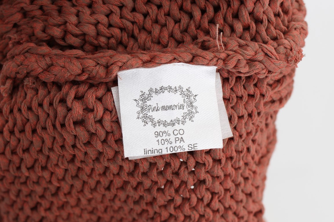 Chic Red Sleeveless Knit Vest Sweater - ventzia
