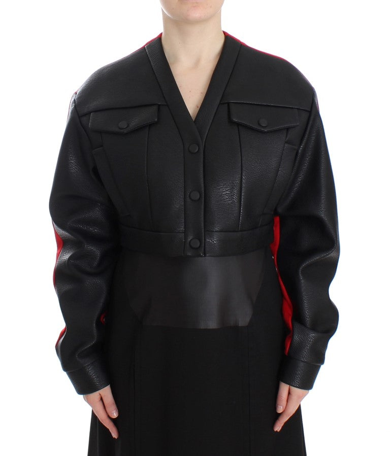 Elegant Cropped Artisan Jacket - ventzia
