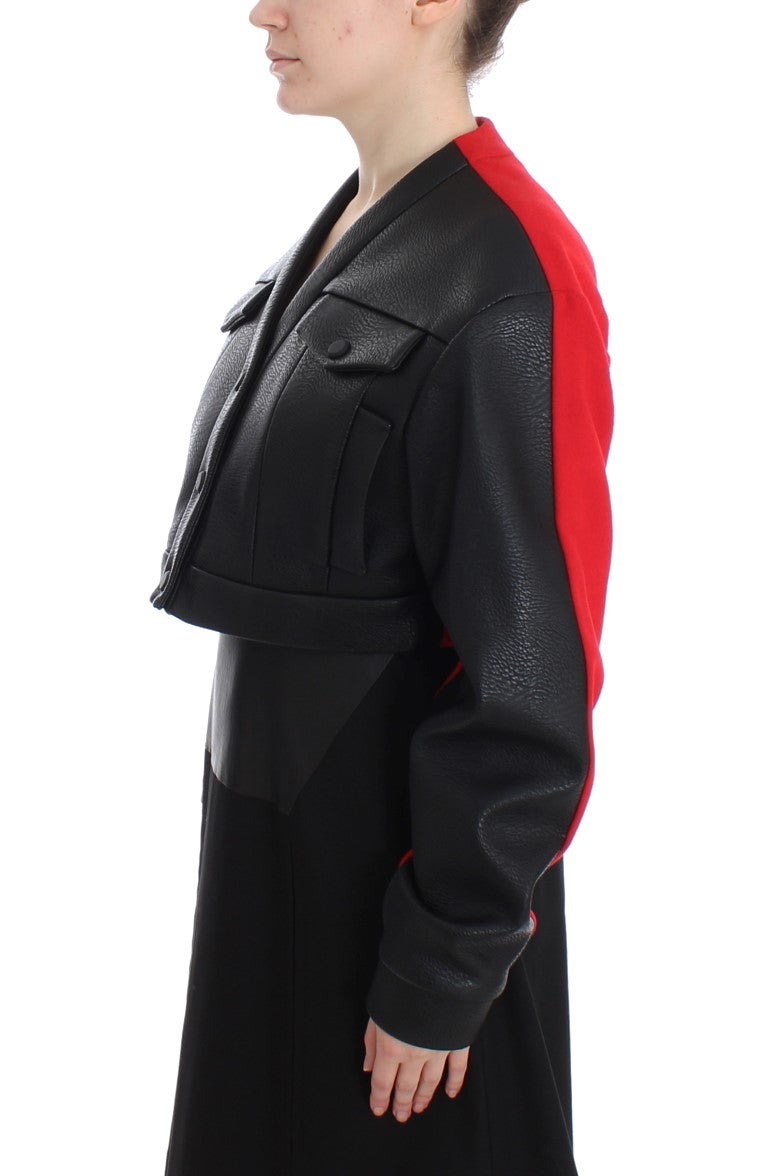 Elegant Cropped Artisan Jacket - ventzia