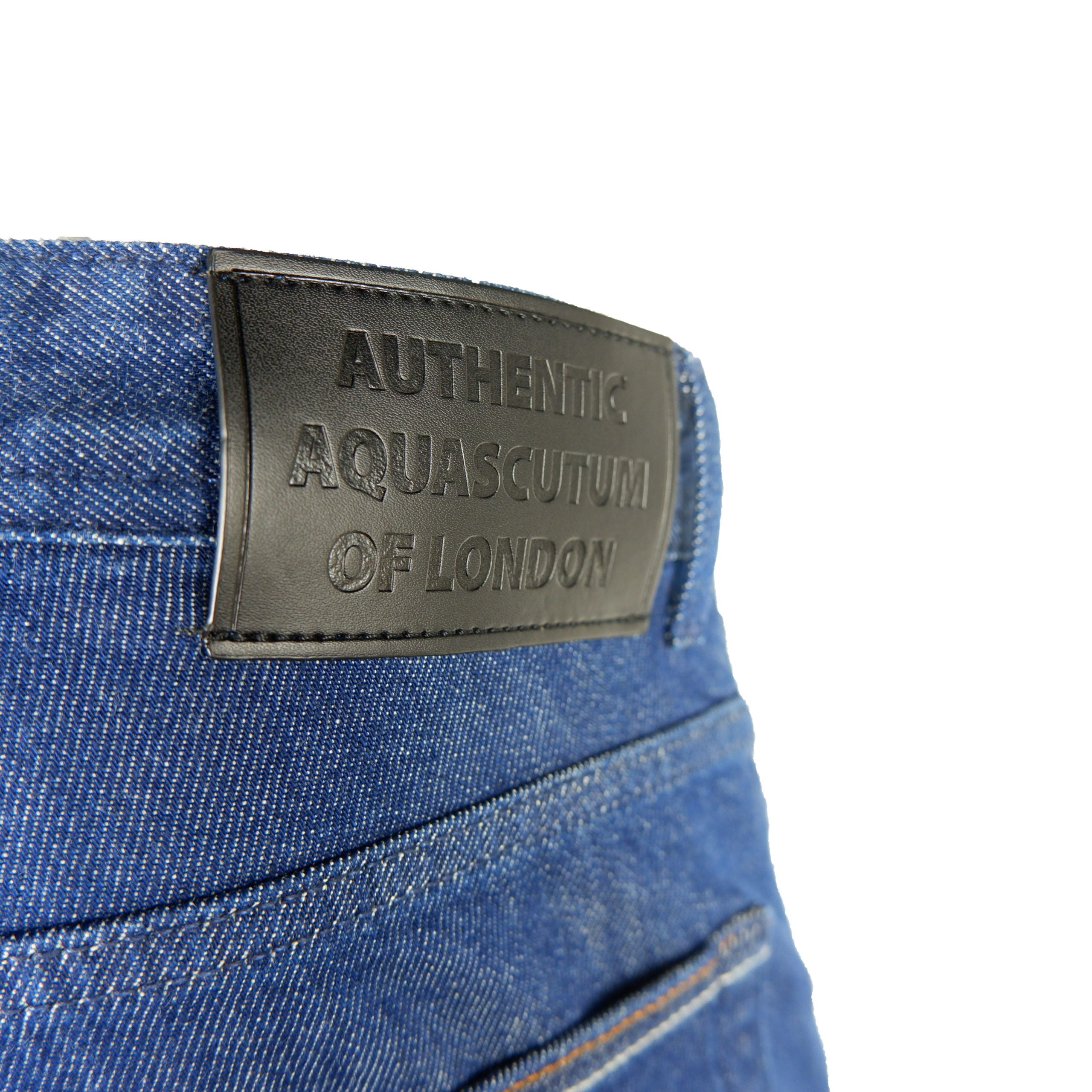 Dark Blue Cotton Men Jeans - ventzia