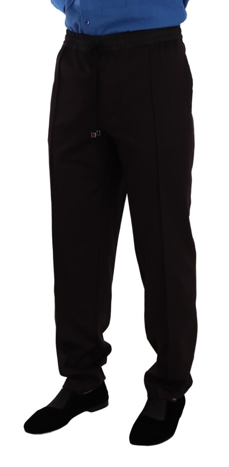 Bordeaux Cotton Mens Skinny Trouser Pants - ventzia