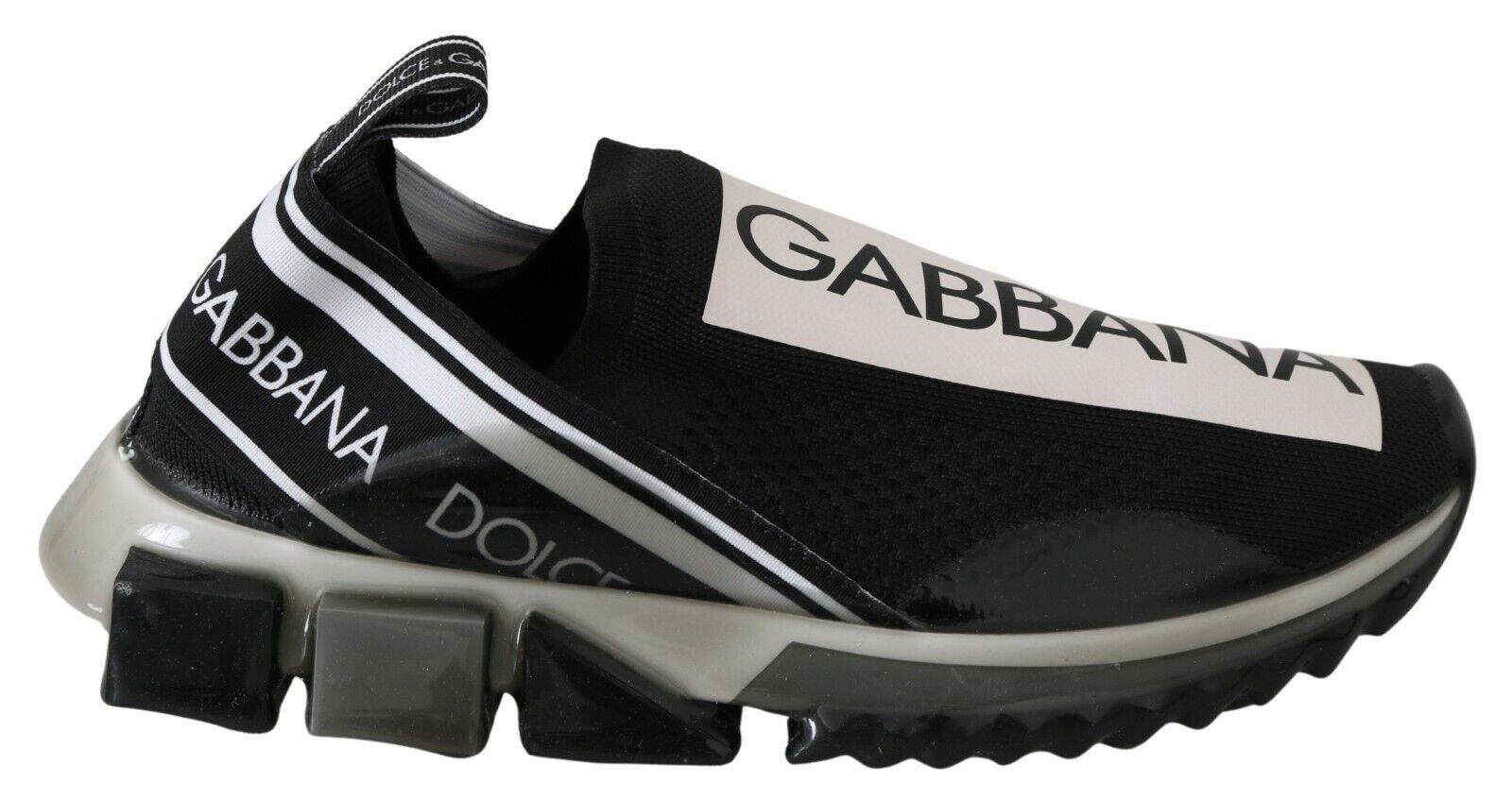 Black White SORRENTO Sport Stretch Sneakers - ventzia